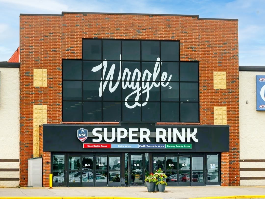The Super Rink entrance in Blaine, home to Rinks 1–4